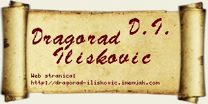 Dragorad Ilišković vizit kartica